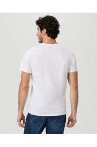 restin v neck t-shirt in white