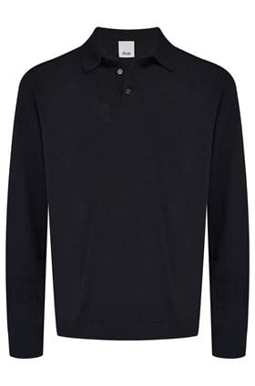 Poloneck Sweater in Navy