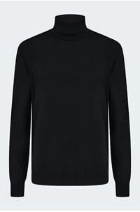 turtleneck sweater in black