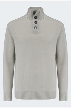 Mockneck Sweater in Starlet