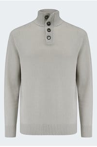 mockneck sweater in starlet