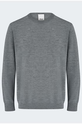 Crew Neck Sweater in Grey