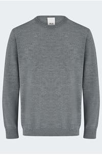 crew neck sweater in grey