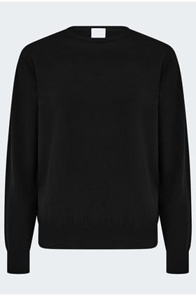 Crew Neck Sweater in Black