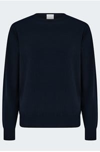 crew neck sweater in navy