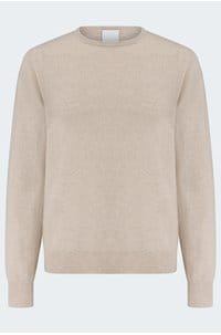 cashmere crew neck in marble