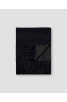 Two Face Scarf in Navy Blue