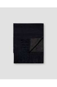 two faced scarf in navy blue