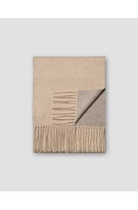 two face scarf in beige