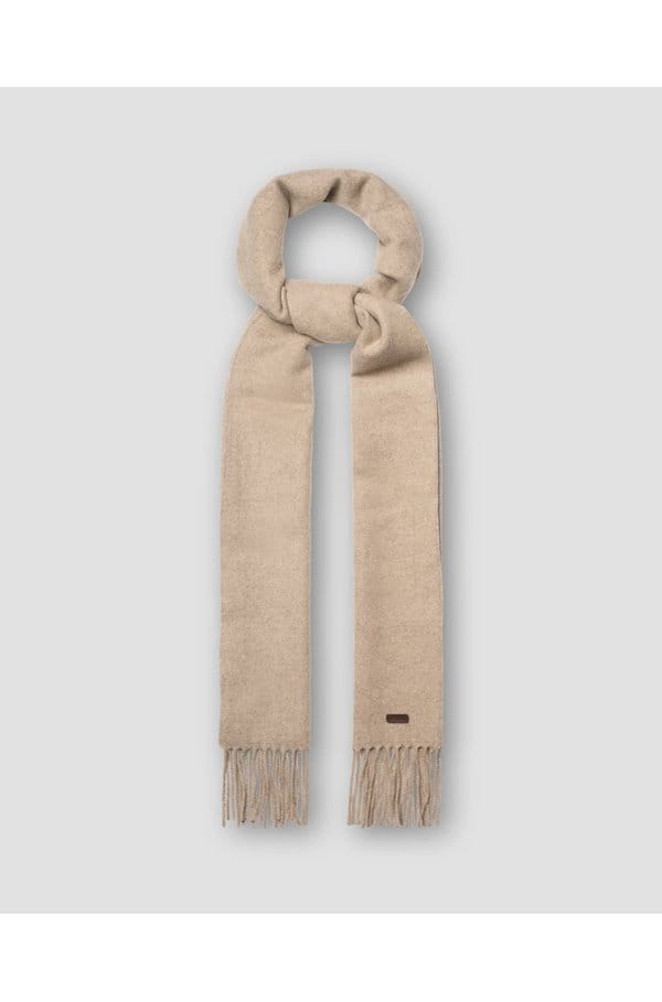 two face scarf in beige