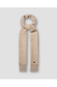two face scarf in beige