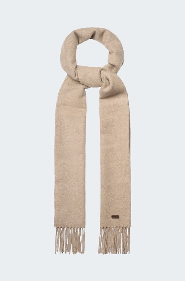 two face scarf in beige