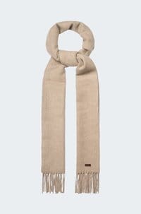 two face scarf in beige