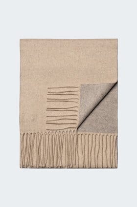 Two Face Scarf in Beige