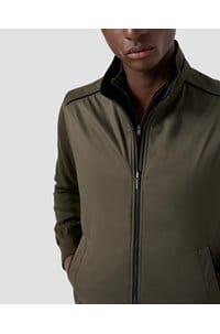 reversible vest in navy blue