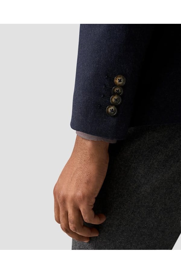 soft jacket in navy blue