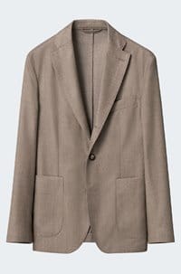 soft jacket in beige