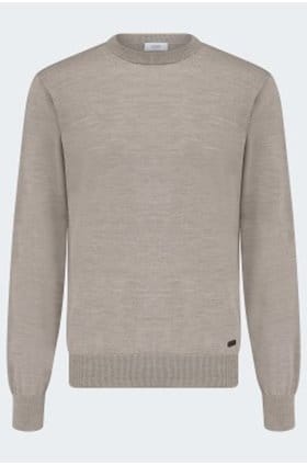 Merino Crew Knit in Beige
