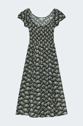 Quinley Dress in Noir Rosier Floral