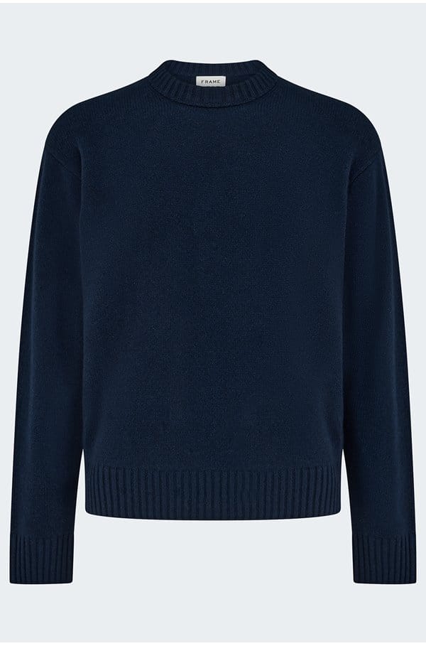 cashmere sweater in navy