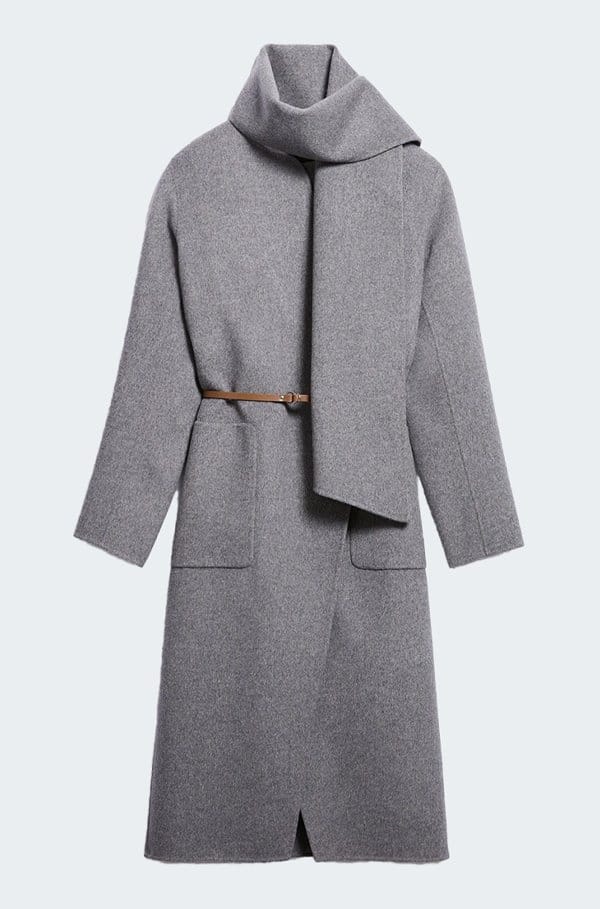 valeran coat in gris chine