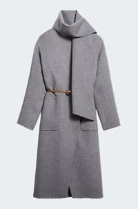 valeran coat in gris chine