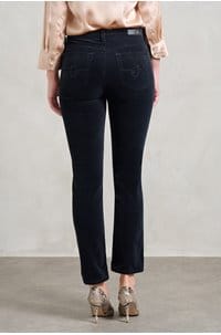 mari straight jean in super black velvet