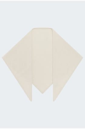Triangle Scarf In Cream