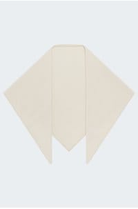 triangle scarf in cream