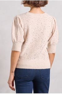 gladiolus sweater in soft pink