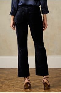 le sleek straight in navy velvet