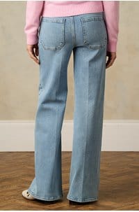 le slim palazzo with modernist pockets in diverge