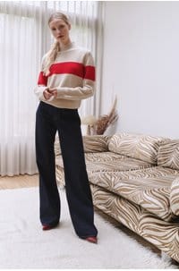 annina high rise wide leg in juno