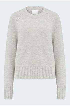 Crew Neck Sweater in Grey