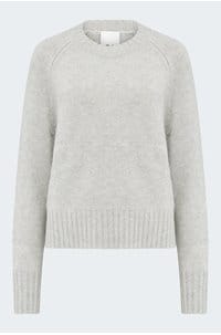 crew neck sweater in grey