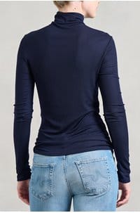 chels turtleneck top in deep trenches