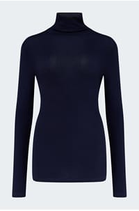 chels turtleneck top in deep trenches