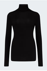 chels turtleneck in super black