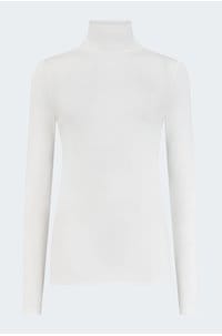 chels turtleneck top in powder