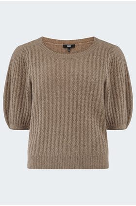 Lucerne Top in Heather Brown