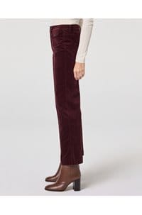 leenah ankle jean in dark oxblood cord