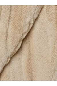 davy faux fur coat in latte