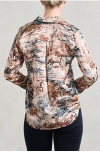 tyler blouse in tan western