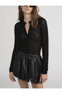 the open knit cardi