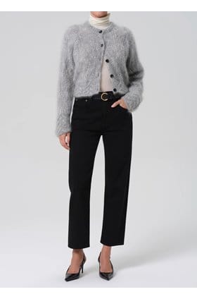 Delfina Straight Leg Jean in Starless