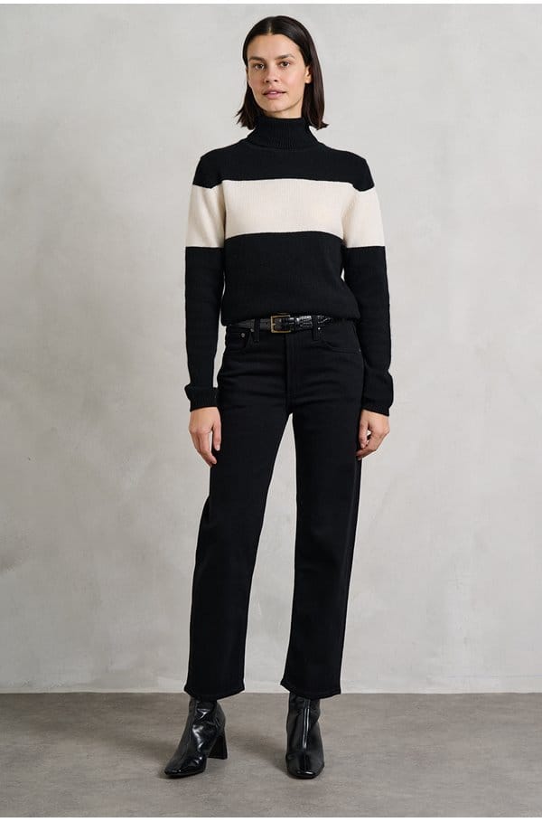 delfina straight leg jean in starless