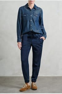 western shirt in twilight rinse wash