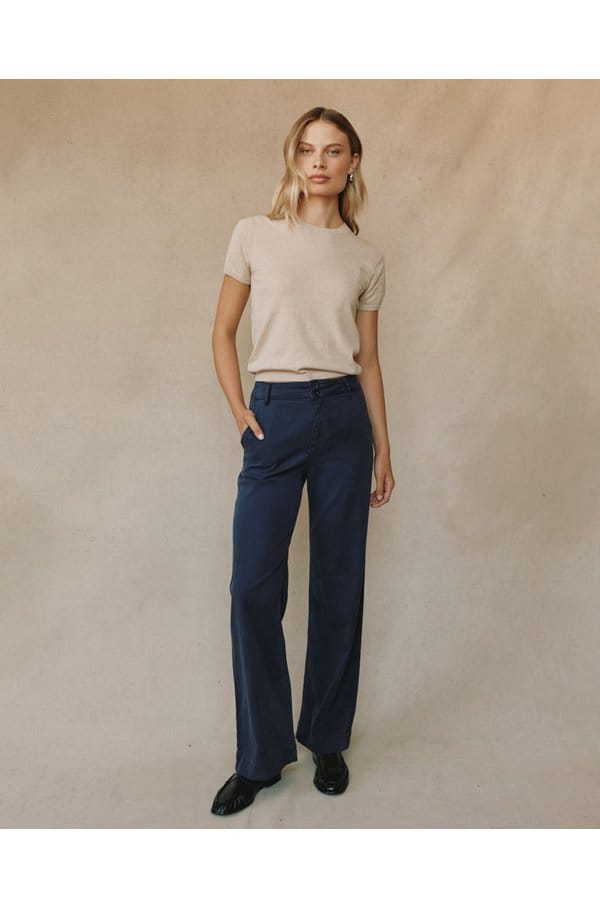 sydney wide leg pant in endless sea
