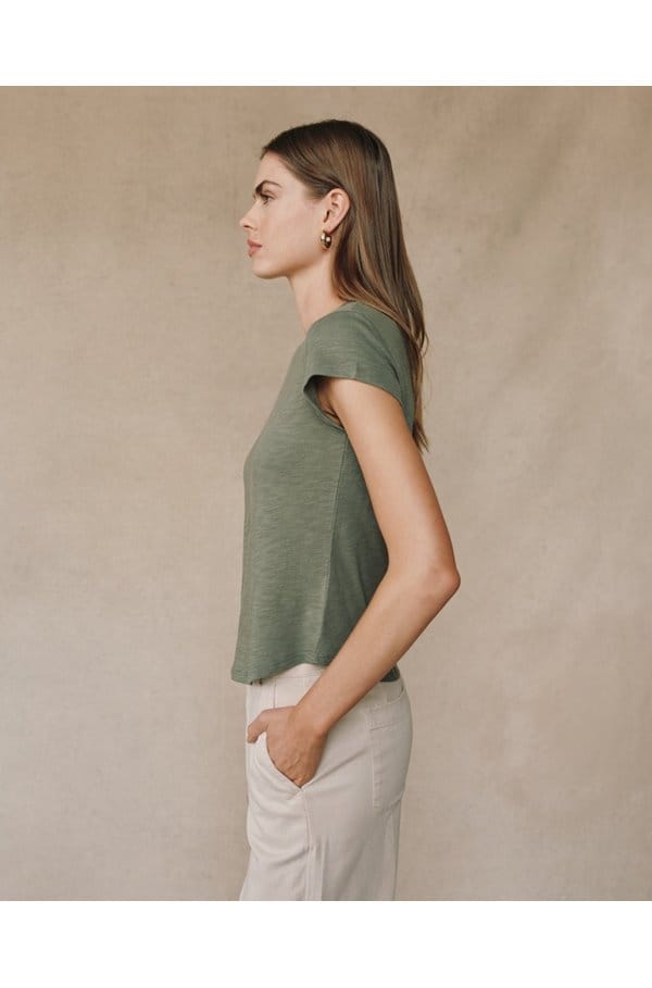 baby crew tee in fernwood