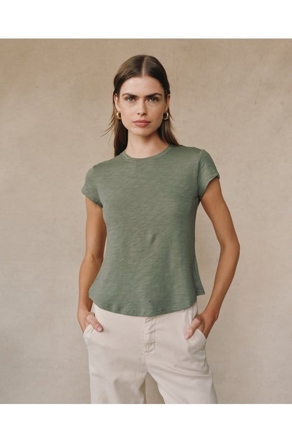 baby crew tee in fernwood